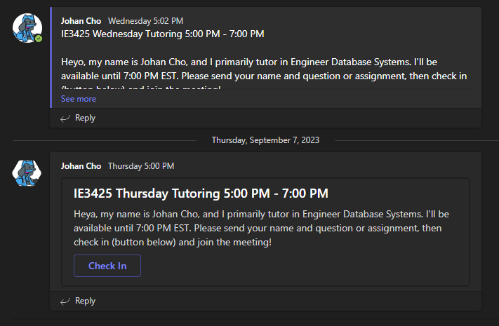 msteamsbot screenshot